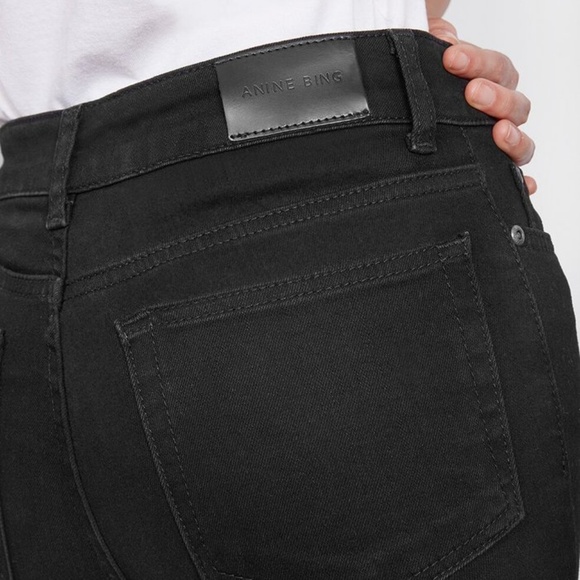 Anine Bing BRODIE JEANS (Black) - Picture 3 of 4